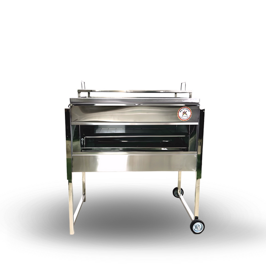 CAJA CHINA PANORAMICA 10KG 2 EN 1 INOX