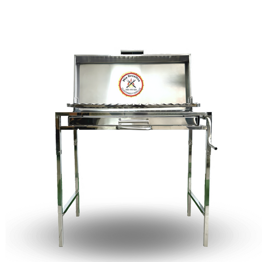 PARRILLA CON TAPA DE INOX GRANDE